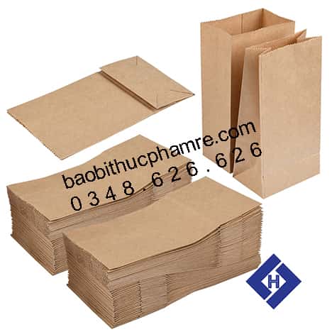 Túi giấy bánh mì 12x27x5