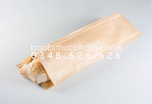 Túi giấy bánh mì 12x27x5 1.1