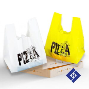 Túi nilon đựng hộp bánh pizza L