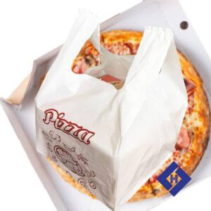 Túi nilon đựng hộp bánh pizza M